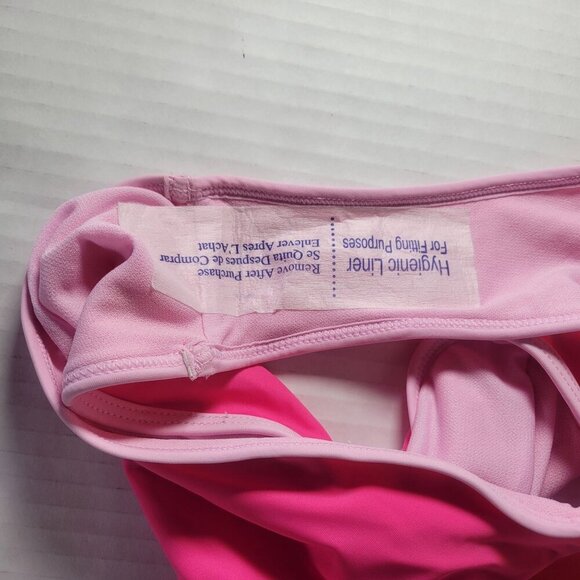 Salt + Cove Pink & Red Colorblock High-Waisted Bikini Bottoms S - Picture 5 of 5